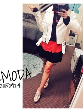 「Marblee（マー ブリー）のアイテム」を使った、Lu Yangさん（レディース・160cm）の秋コーディネート