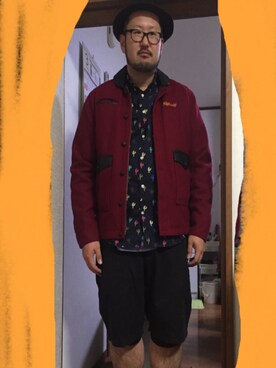 「FLIP THE SCRIPT（フリップザスクリプト）のアイテム（その他アウター）」を使った、TAKAHIRO SATAKEさん（メンズ・178cm）の春コーディネート