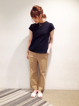 「カーゴパンツ」｜sayaさん（レディース・164cm）の春コーディネート