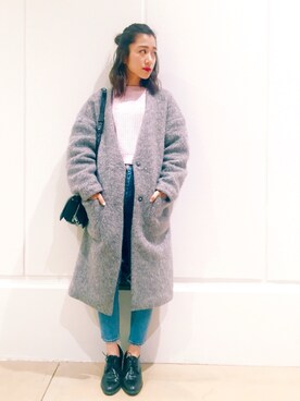 mako_sakihisaさん（レディース・156cm）の冬コーディネート