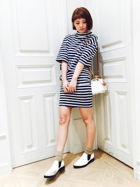 「FRAYI.D」｜yuka otaniさん（レディース・163cm）の春コーディネート