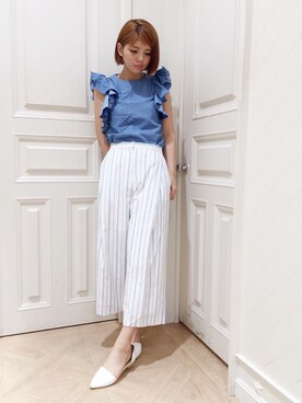 「FRAYI.D」｜yuka otaniさん（レディース・163cm）の春コーディネート