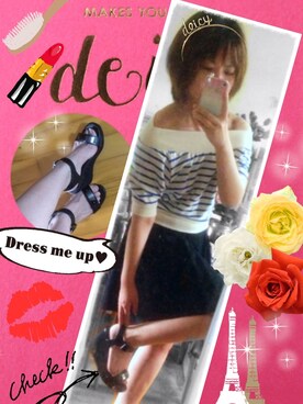 あーのさん（レディース・154cm）の夏コーディネート