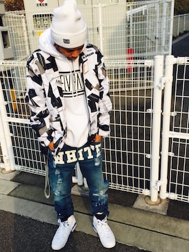 「Wil Fry（ウィルフライ）のアイテム」を使った、187さん（メンズ・165cm）の冬コーディネート