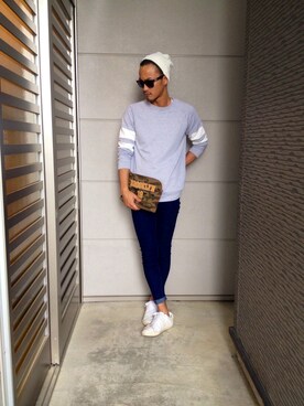 「スエット」｜YASUさん（メンズ・182cm）の春コーディネート