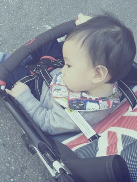 「Apricaのアイテム」を使った、Cさん（キッズ・80cm）の冬コーディネート