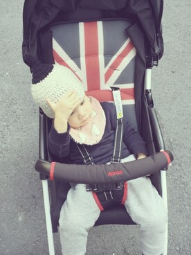 「Apricaのアイテム」を使った、Cさん（キッズ・80cm）の冬コーディネート