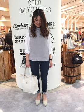 coen ちょざさん(レディース・162cm)の冬コーディネート