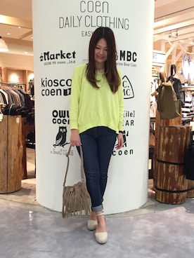 coen ちょざさん（レディース・162cm）の冬コーディネート