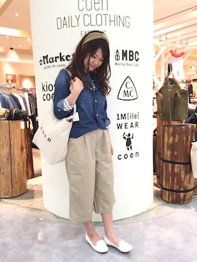 coen ちょざさん（レディース・162cm）の春コーディネート