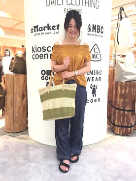 coen ちょざさん（レディース・162cm）の夏コーディネート