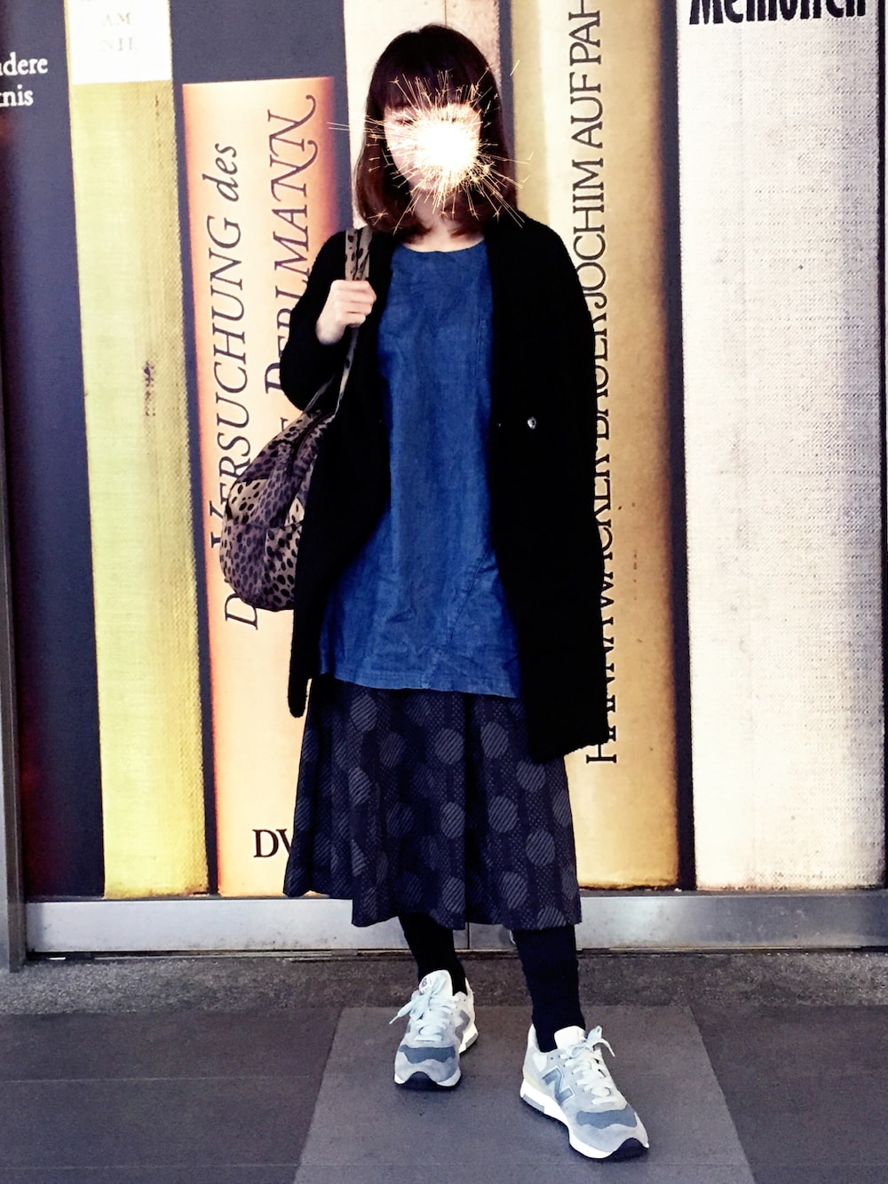 「lucky」｜「2nd headのアイテム（スカート、ブラック系）」を使った、ca6ioさん（レディース・156cm）の冬コーディネートの1枚目の写真