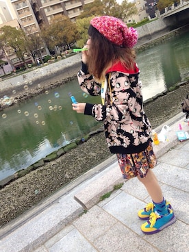 「JOY RICH 」｜Atsuki Ono✡さん（レディース・159cm）の春コーディネート