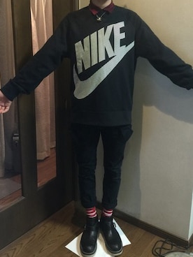 「PRIVATE LABEL（プライベートレーベル）のアイテム（パンツ）」を使った、KAZUKI さん（メンズ・178cm）の冬コーディネート