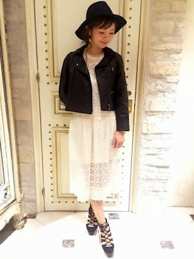 「DEICY（デイシー）のアイテム（ジャケット/アウター）」を使った、DEICYさん（レディース・161cm）の秋コーディネート