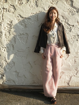 「DEICY（デイシー）のアイテム（ジャケット/アウター）」を使った、DEICYさん（レディース・161cm）の秋コーディネート