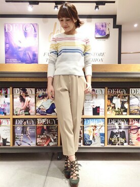 「DEICY（デイシー）のアイテム」を使った、DEICYさん（レディース・152cm）の秋コーディネート