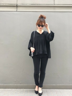 「プリーツ」｜DEICYさん（レディース・159cm）の秋コーディネート