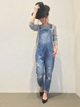 「DEICY（デイシー）のアイテム（パンツ）」を使った、DEICYさん（レディース・159cm）の秋コーディネート