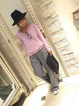 「DEICY（デイシー）のアイテム（バッグ）」を使った、DEICYさん（レディース・159cm）の秋コーディネート