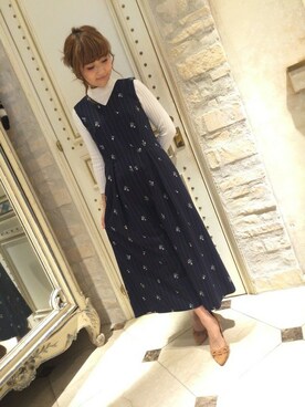 「DEICY（デイシー）のアイテム（つなぎ/オールインワン）」を使った、DEICYさん（レディース・159cm）の秋コーディネート