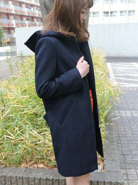 「DEICY（デイシー）のアイテム（その他アウター）」を使った、DEICYさん（レディース・159cm）の冬コーディネート