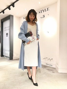 「DEICY（デイシー）のアイテム（その他アウター）」を使った、DEICYさん（レディース・159cm）の冬コーディネート