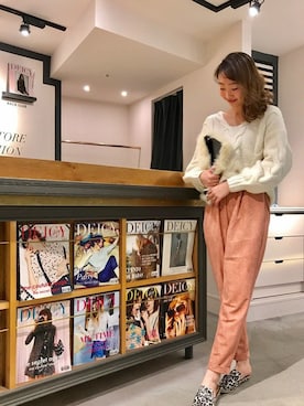 「DEICY（デイシー）のアイテム」を使った、DEICYさん（レディース・159cm）の冬コーディネート