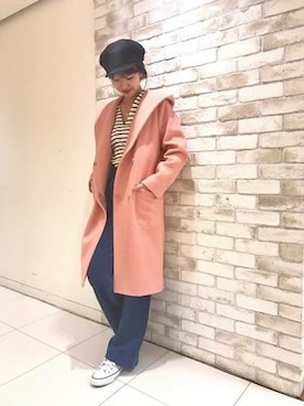 「DEICY（デイシー）のアイテム（その他アウター）」を使った、DEICYさん（レディース・159cm）の冬コーディネート