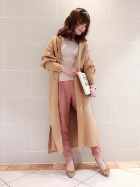 「DEICY（デイシー）のアイテム（その他アウター）」を使った、DEICYさん（レディース・159cm）の冬コーディネート
