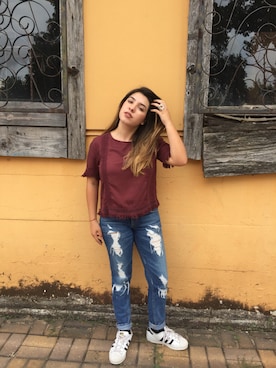 「FRANCESCA（フランチェスカ）のアイテム」を使った、Ana さん（レディース・153cm）の秋コーディネート