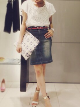 Yanagi Yumiさん(レディース・158cm)の夏コーディネート