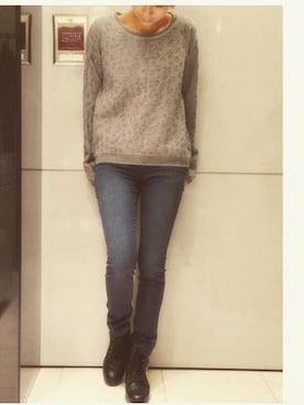 Yanagi Yumiさん(レディース・158cm)の冬コーディネート