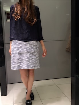 Yanagi Yumiさん（レディース・158cm）の冬コーディネート