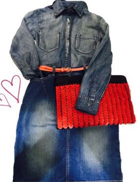 Yanagi Yumiさん(レディース・158cm)の冬コーディネート