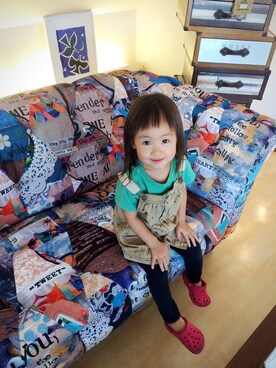 「GLOBAL WORK（グローバルワーク）のアイテム（オールインワン・サロペット）」を使った、azyzgoさん（キッズ・90cm）の秋コーディネート