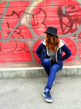 Yu-ka.さん(レディース・166cm)の冬コーディネート