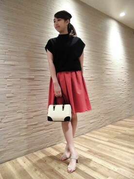 Salon de la Trinite'新宿店スタッフさん（レディース・160cm）の夏コーディネート