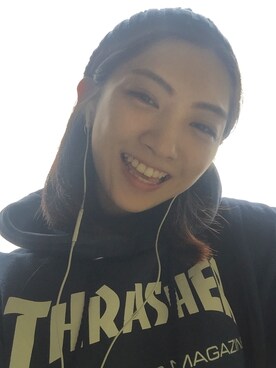「PROVIDERのアイテム」を使った、挺庭さん（レディース・152cm）の秋コーディネート