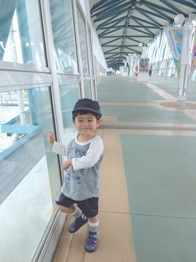 「bricbrac（ブリックブラッカ）のアイテム」を使った、nrmm2さん（キッズ・90cm）の春コーディネート