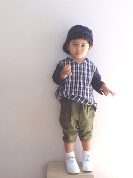 nrmm2さん（キッズ・90cm）の春コーディネート