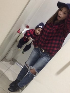 hibooouさん（キッズ・90cm）の冬コーディネート