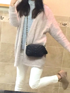 「BCBG（ビーシービージー）のアイテム（アクセサリー）」を使った、saltyさん（レディース・175cm）の冬コーディネート