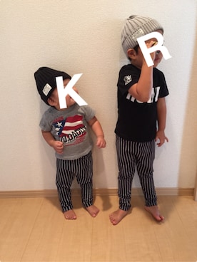 RYO＊KEIさん（キッズ・100cm）の秋コーディネート