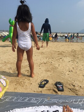 「アイテム（水着）」を使った、pipittoさん（キッズ・110cm）の夏コーディネート