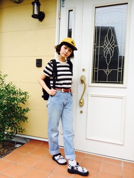 平居姉妹さん（レディース・163cm）の夏コーディネート