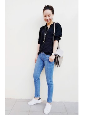 「Jay Jaysのアイテム」を使った、Joさん（レディース・160cm）の秋コーディネート