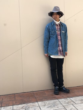 「トロエントープ」｜「アイテム（アクセサリー）」を使った、あんころもちさん（メンズ・174cm）の春コーディネート