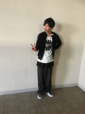 「スター」｜「アイテム（ジャケット/アウター）」を使った、あんころもちさん（メンズ・174cm）の秋コーディネート