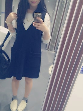「UNTITLED（アンタイトル）のアイテム（ワンピース/ドレス）」を使った、yuu ...♩#さん（レディース・163cm）の秋コーディネート